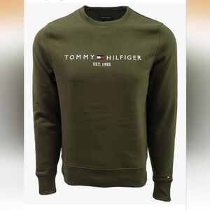 Tommy Hilfiger Olove Green Crewneck Sweater